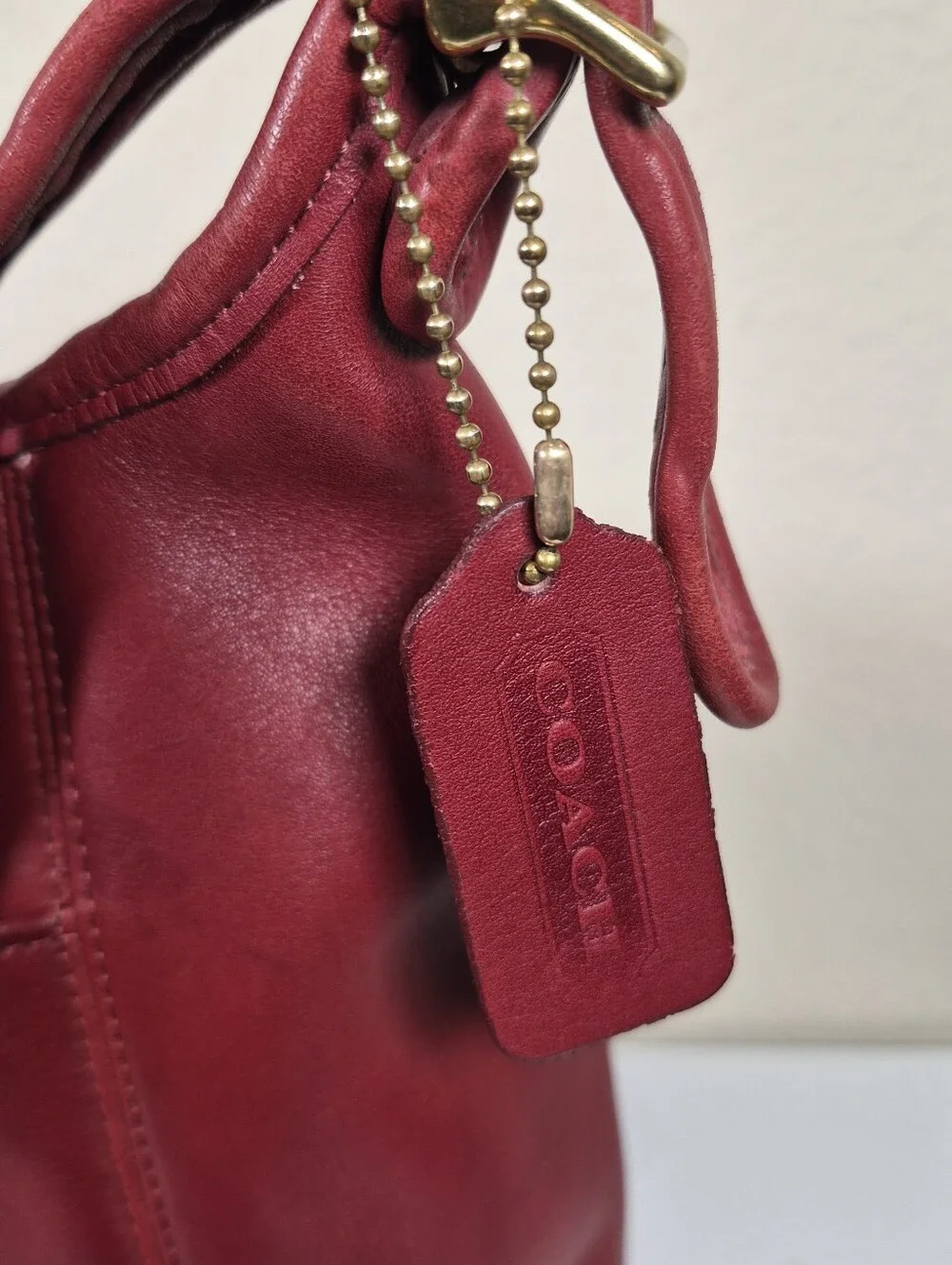 Vintage Coach Medium Slim Duffle #9816